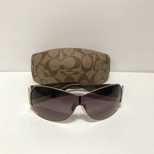 Coach Brown Monogram Kendra Sunglasses